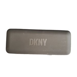 DKNY Black Eyeglass Case Hard Shell Sunglasses Clamshell Protective Eyewear Hold